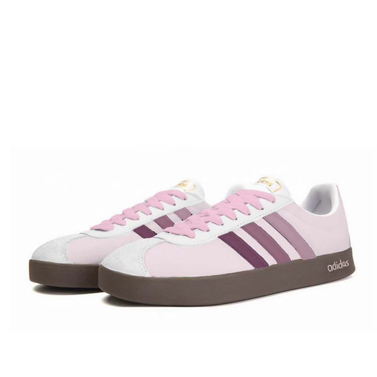 Adidas Neo VL Court 2.0 Slip-Resistant Low-Top Skateboard Shoes Unisex White