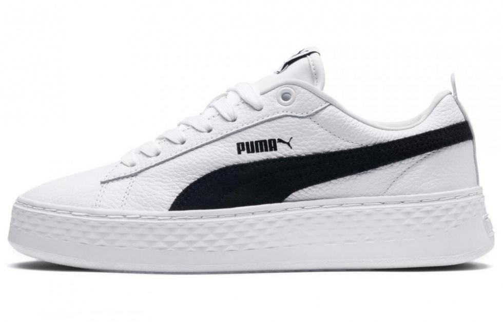 PUMA Smash Platform L 'White Black' Women's