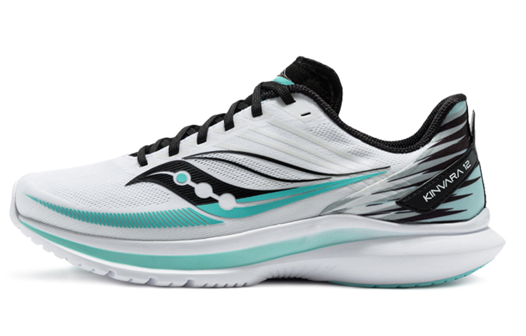 Saucony Kinvara 12 Running Shoes Men Low-Top White Blue Orange