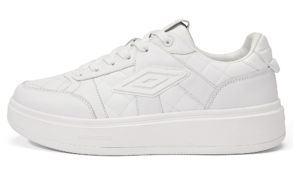 Umbro Platform Lucky Star Versatile Height Increasing White Sneakers Casual Skateboard Shoes Unisex