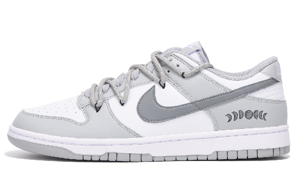 Nike Dunk Low Top Skateboard Shoes Unisex Light Gray