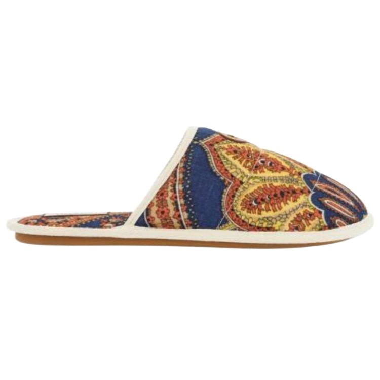 Valentino All Over Patterned Slip On Slides