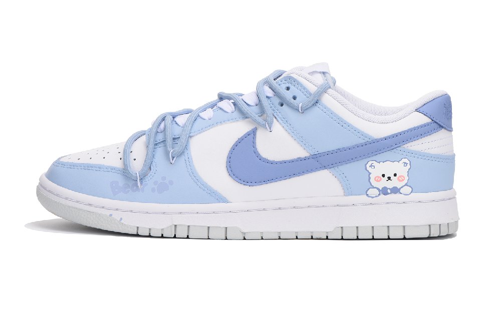Nike Dunk Skateboard Shoes Women's Low-Top White