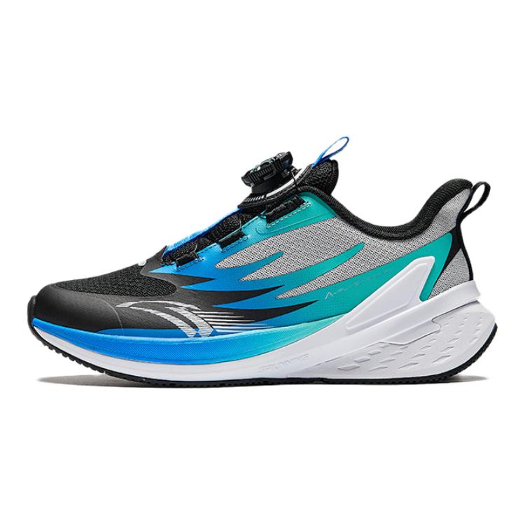 Antakids Cushioning, Wear Resistant Low Top Kids' Running Shoes Black Blue