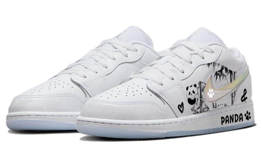 Jordan Air Jordan 1 Wear-Resistant Slip-Resistant Low-Top Vintage Basketball Shoes Women's White купить в интернет-магазине Yoocart с быстрой доставкой по России.