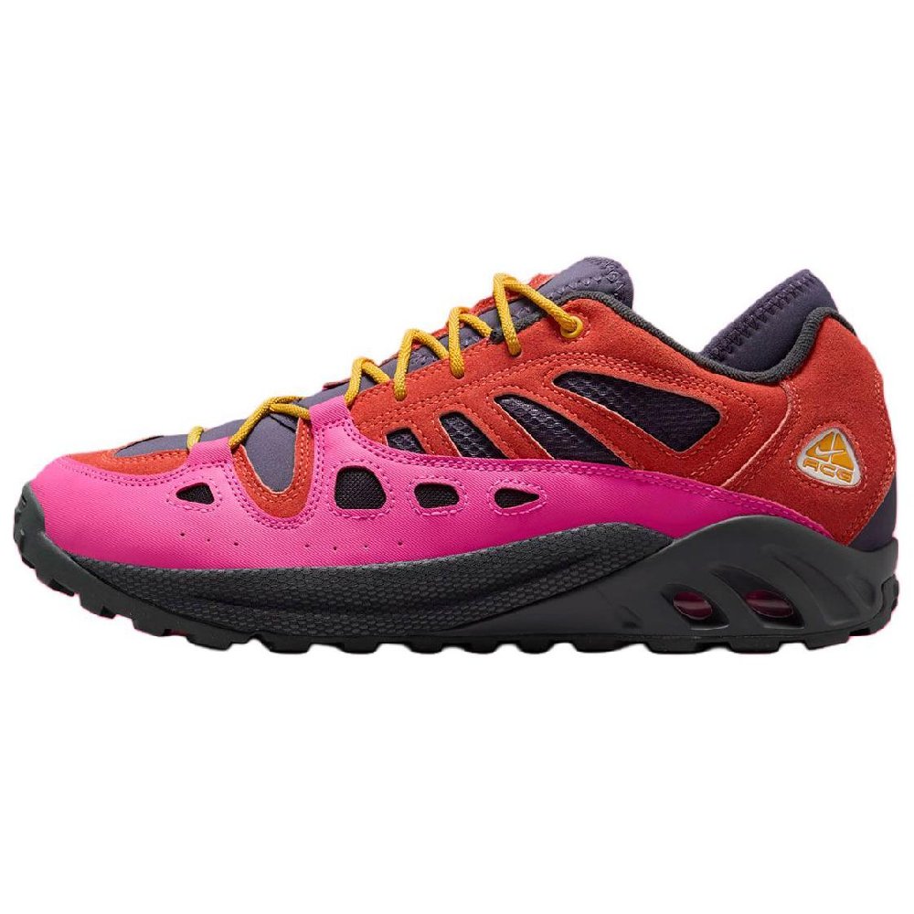 Nike Acg Air Exploraid Light Wild Mango Dark Raisin Laser Fuchsia University Gold