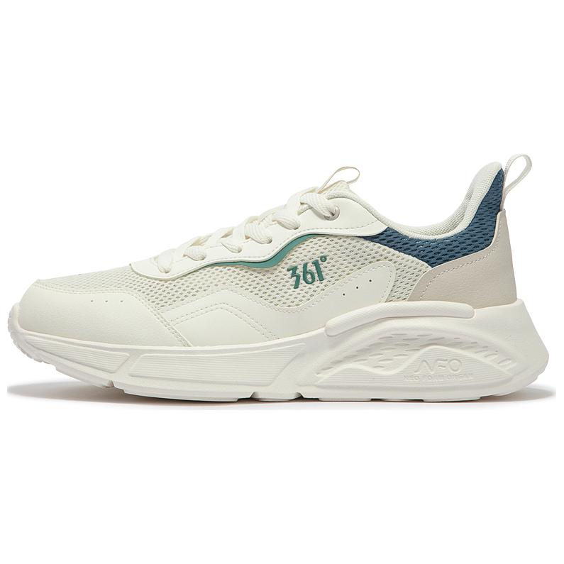 361° Life Collection Slip-Resistant Low-Top Casual Shoes Men's White Blue