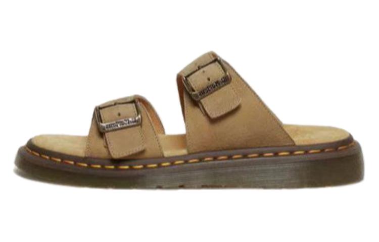 Dr. Martens Josef Buckled Suede Slides