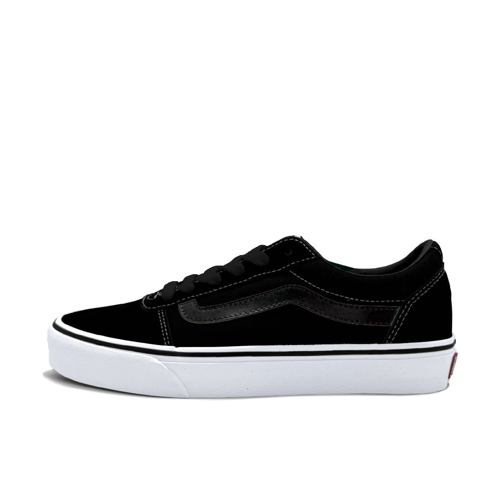 Vans Ward Abrasion Resistant Low Top Skateboard Shoes Unisex Black