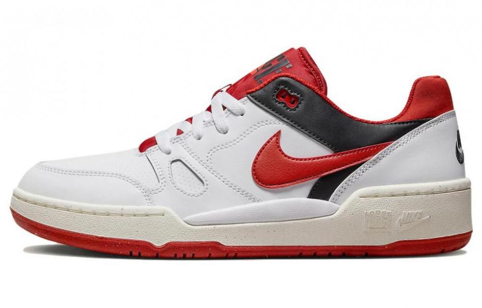 Nike Full Force Low White Red Black
