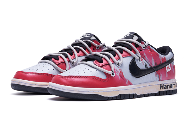 Nike Dunk Low Top Skateboard Shoes GS White Red купить в интернет-магазине Yoocart с быстрой доставкой по России.
