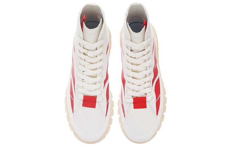 LiNing Wave Cushioning Anti-Slip And Wear-Resistant Height Increasing High-Top Casual Shoes Women's