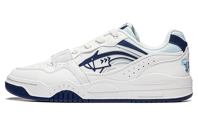 LINING Yuebai Skateboard Shoes Men Low-Top White