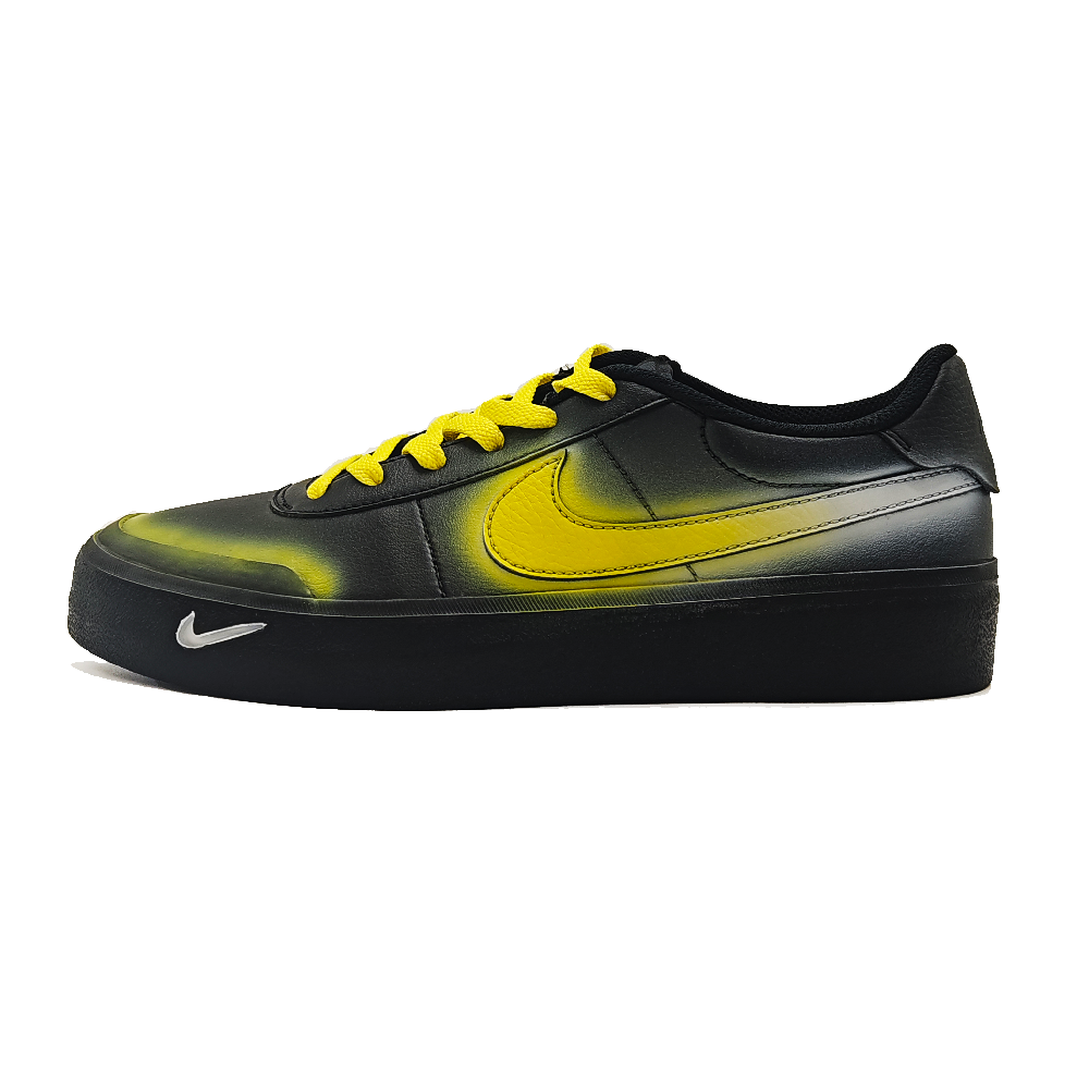 Nike Court Shot Skateboard Shoes Unisex Low Top Yellow