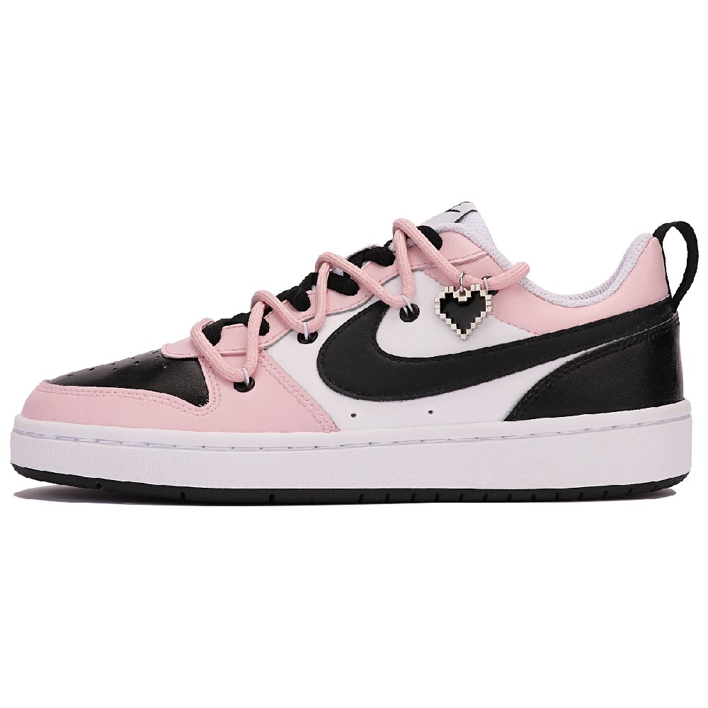 Nike Court Borough Series Skateboard Shoes Women's Low top Black/Pink