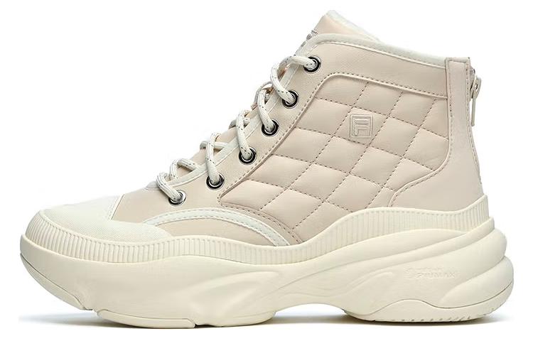 FILA Bread Mid Wear-Resistant Mid-Top Casual Shoes Women's Cassava Pink