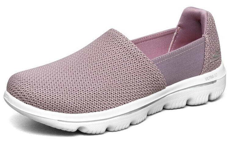 Skechers Go Walk Evolution Ultra Cushioning Lightweight Low Top Casual Shoes Women's Pink