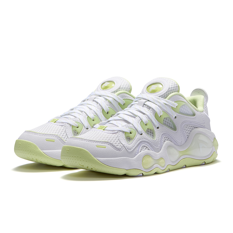 FILA FUSION VERTICAL Cracked Shoes Low Top Vintage Basketball Shoes Women's White Green купить в интернет-магазине Yoocart с быстрой доставкой по России.