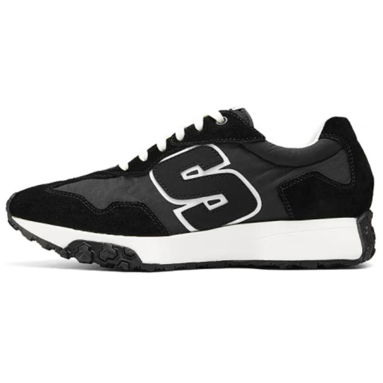 Skechers Cushioning, Slip Resistant, And Abrasion Resistant Low Top Running Shoes Men's Black