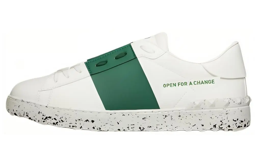 Valentino Open Sneaker 'Open For A Change - White Green'