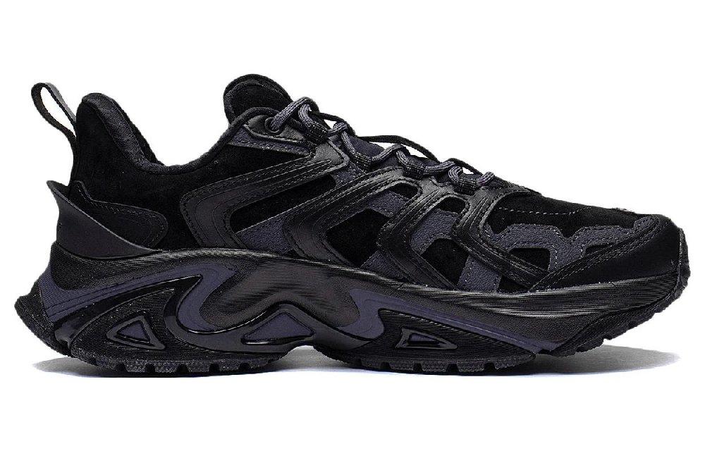 LiNing Cat Paw ACE Cushioned Anti Slip Wear Resistant And Water Resistant Low Top Sports Casual Shoes Men's Black