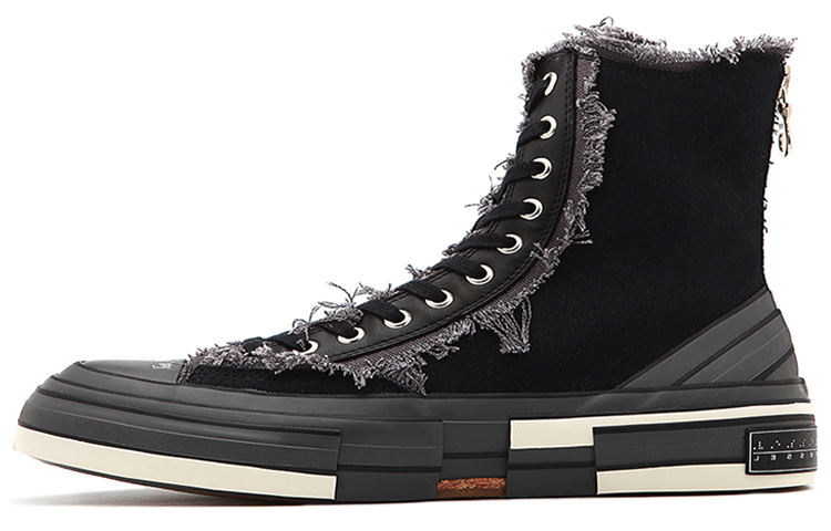 Yohji Yamamoto x VESSEL G.O.P. Highs High-Top Skateboard Shoes Unisex Black