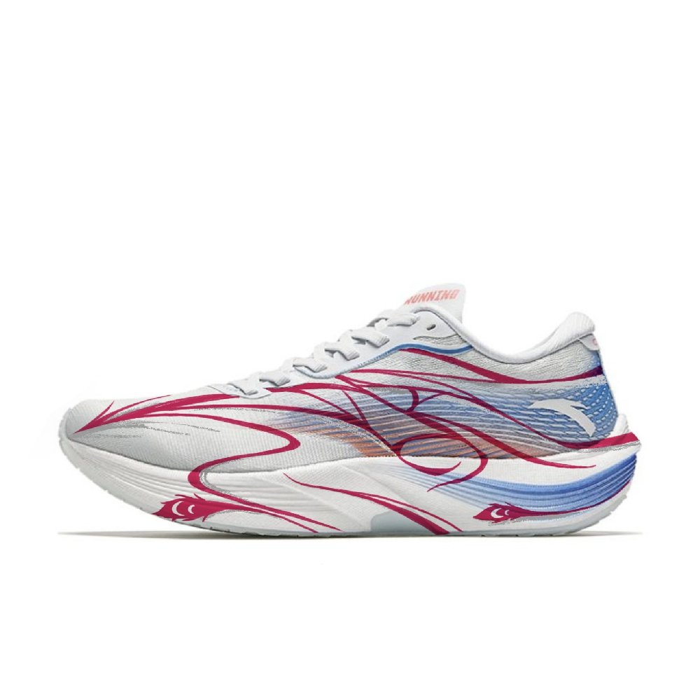 Anta C202 5th Gen Cushioning, Wear Resistant Low top Casual Running Shoes Men's Rose Red