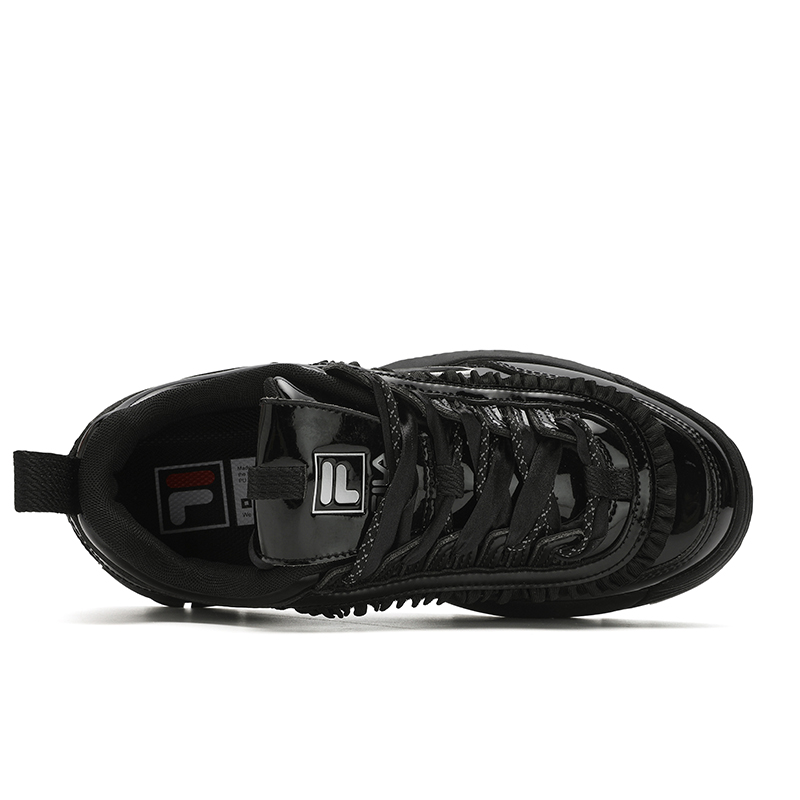 FILA Disruptor 2 Cushioning, Wear Resistant Low Top Casual Shoes Women's Black