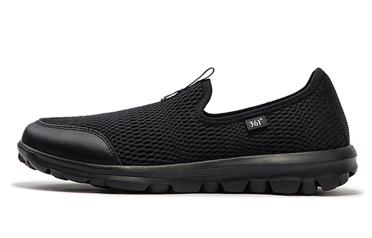 361° Slip Resistant And Breathable Low Top Running Shoes Women's Obsidian Black