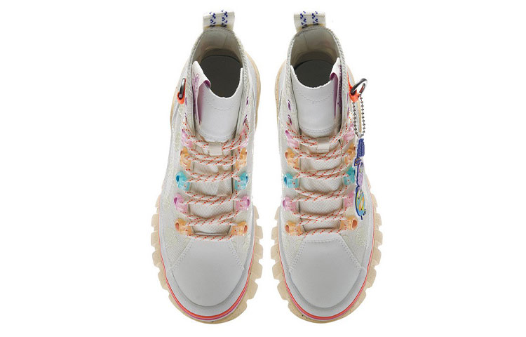 Persue x LiNing Wave High-Top Casual Shoes Women's Vanilla White купить в интернет-магазине Yoocart с быстрой доставкой по России.