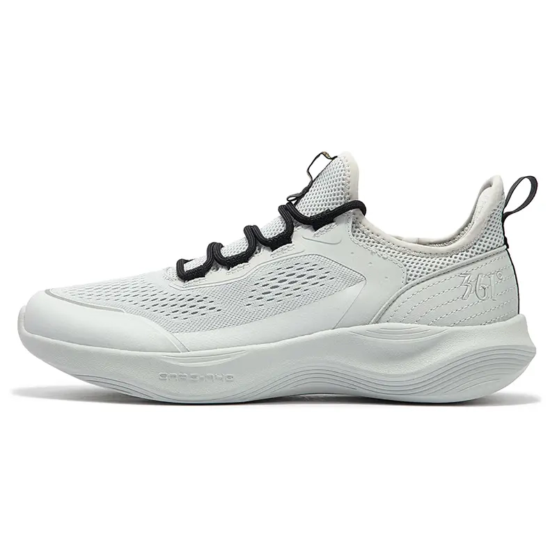 361° N40 Breathable Lightweight Low-Top Casual Running Shoes Men's Gray