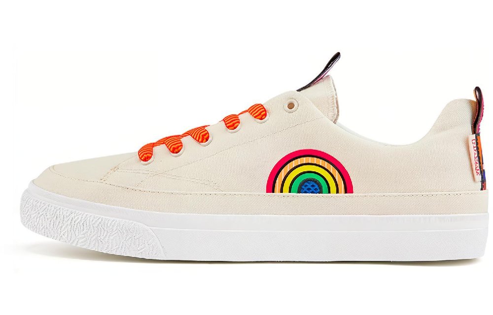 Kappa Skateboard Shoes Unisex Low top Heron Feather White