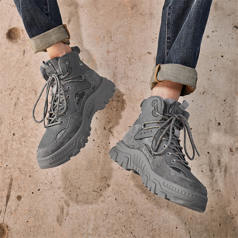 Jeep Casual Outdoor Boots Unisex Gray купить в интернет-магазине Yoocart с быстрой доставкой по России.