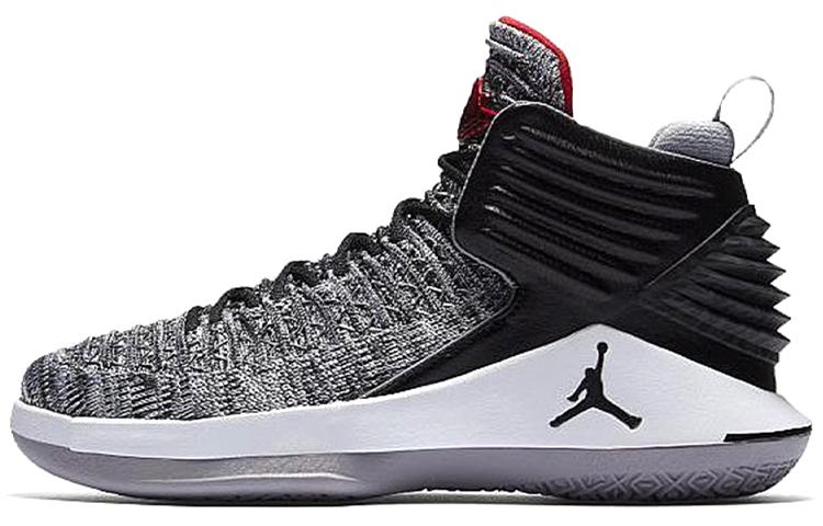 Jordan Air Jordan 32 Mid MVP BG Cushioned Slip-Resistant Mid-Top Performance Basketball Shoes Women's Black