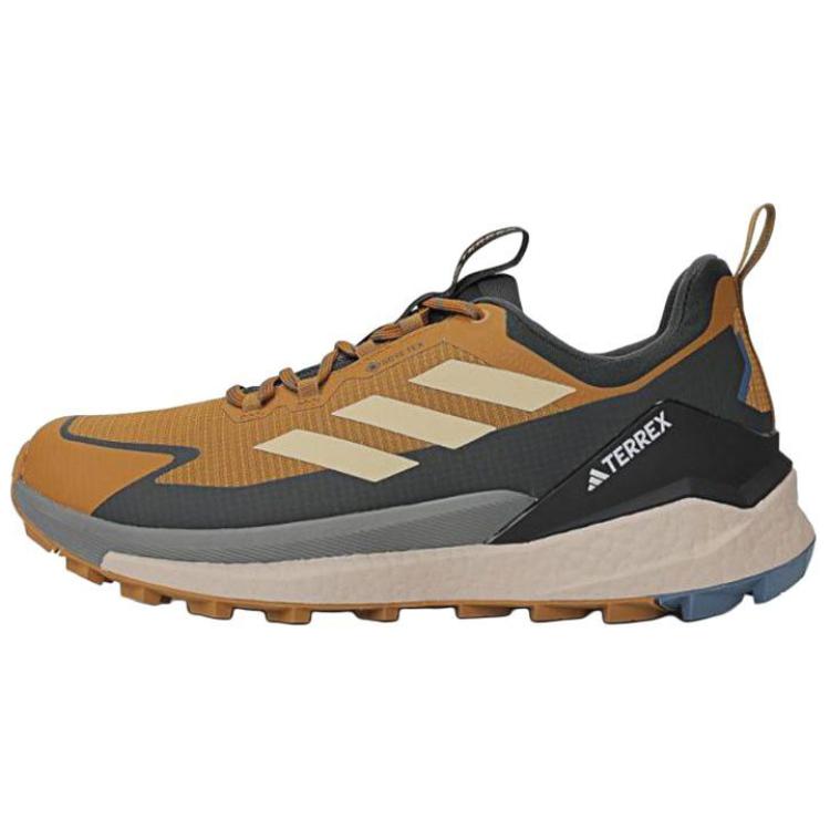 Adidas Terre Anti-Slip Wear-Resistant Low-Top Casual Running Shoes Men's Brown Black