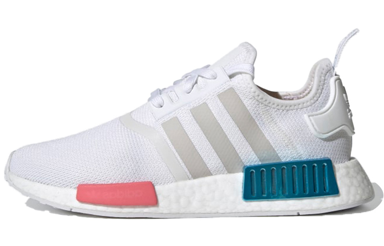 Adidas Women's NMD_R1 'White Grey Blue Rose' Women's