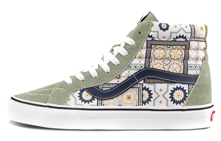 Vans Sk8 Hi Reissue Morocccan Tile Dark Khaki