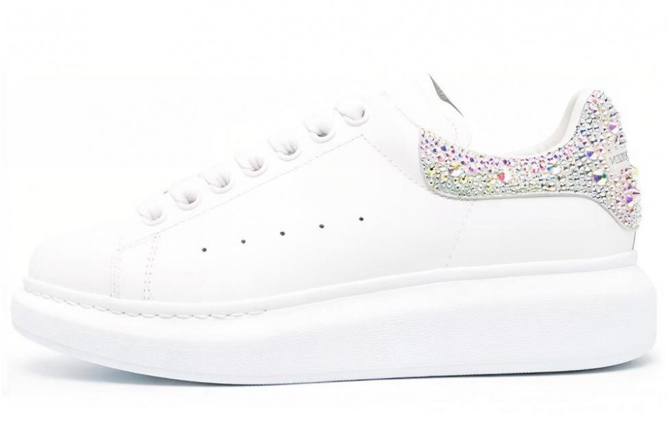 Alexander McQueen Oversized White Crystal Women's
