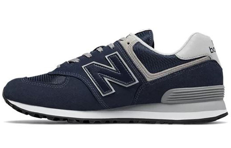 New Balance NB 574 Cushioned Slip-Resistant Abrasion-Resistant Low-Top Casual Running Shoes Unisex Marine