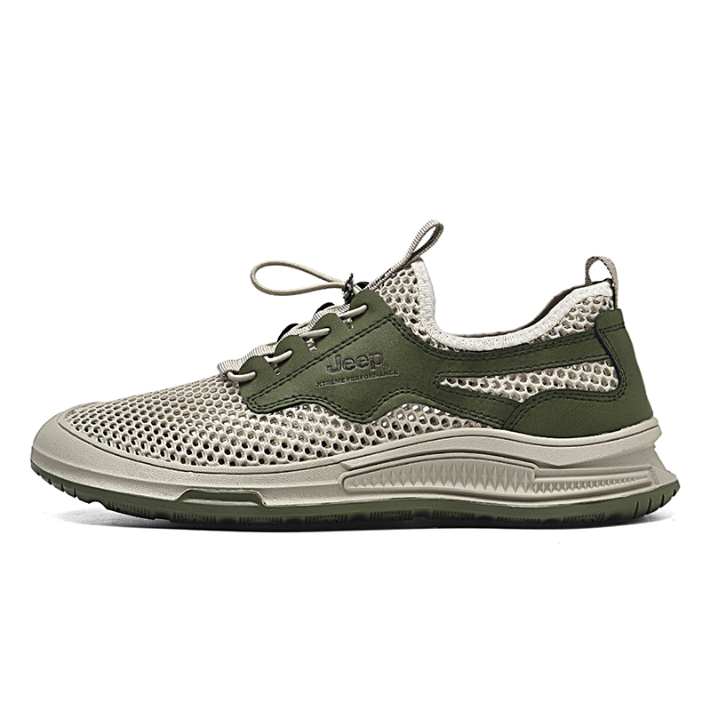 Jeep Casual Shoes Men's Charcoal Moss Green