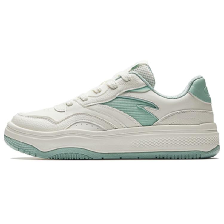Anta Street Play 2 Anti Slip Wear Resistant Low Top Skateboard Shoes Men's White Cyan