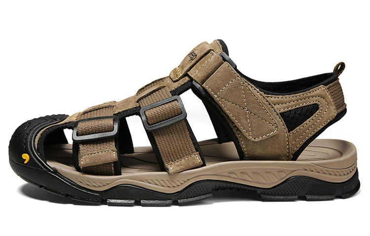 Jeep Beach Sandals Men Khaki