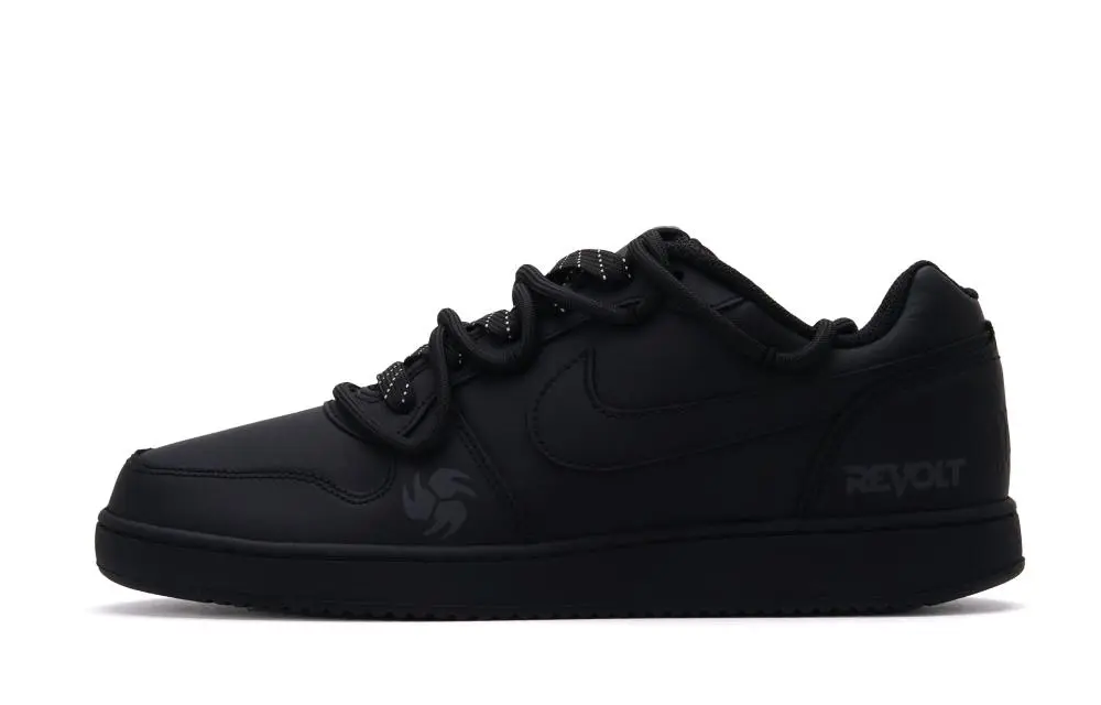Nike EBERNON Low Top Skateboard Shoes Men's Black