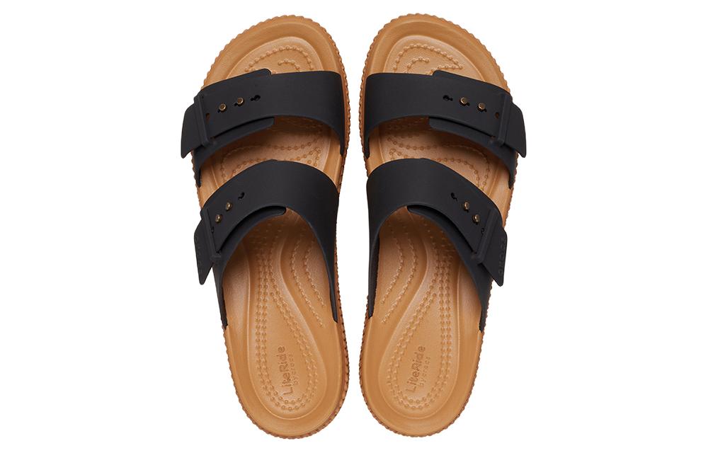 Crocs Brooklyn Woven Buckle Sandals 'Black Brown' Women's купить в интернет-магазине Yoocart с быстрой доставкой по России.