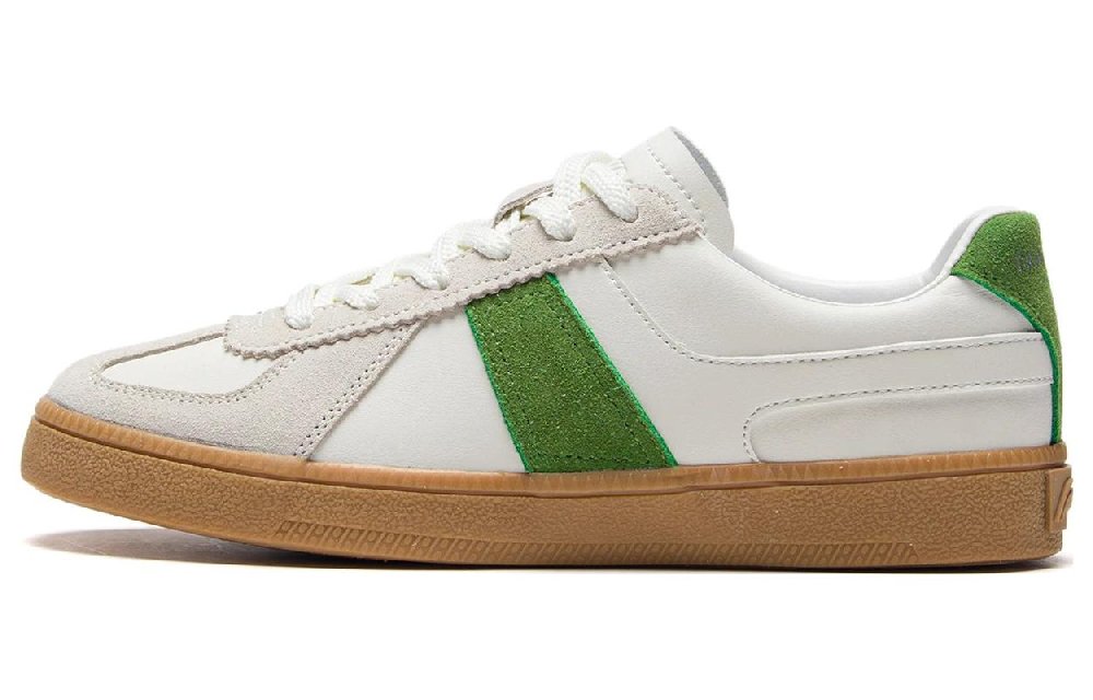 LiNing Yunchuan Low-Top Skateboard Shoes Women's White Green