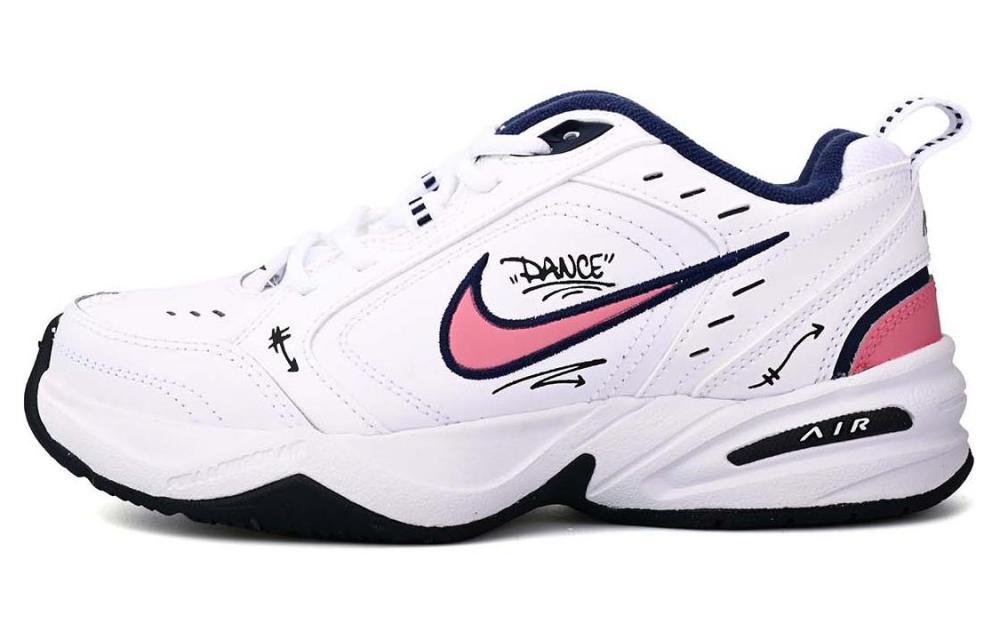 Nike Air Monarch 4 Hanako Girlish SAML Anti-Slip Wear-Resistant Low-Top Chunky Sneakers Unisex White