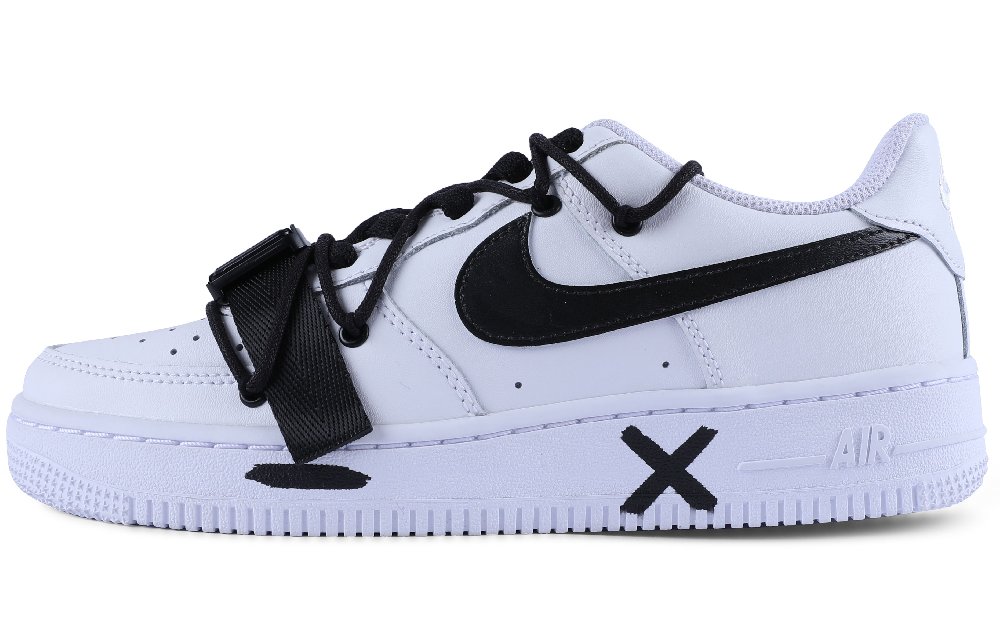 Nike Air Force 1 Low Low-Top Skateboard Shoes Men's Black White