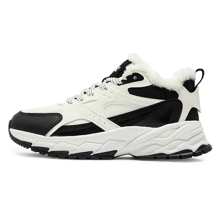 361° Slip Resistant, Abrasion Resistant, Thermal Mid Top Casual Shoes Women's White Black