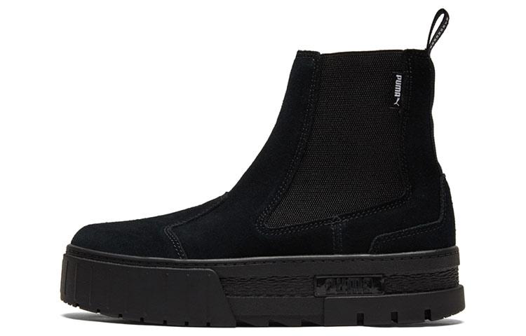 PUMA Mayze Chelsea Suede 'Triple Black' Women's
