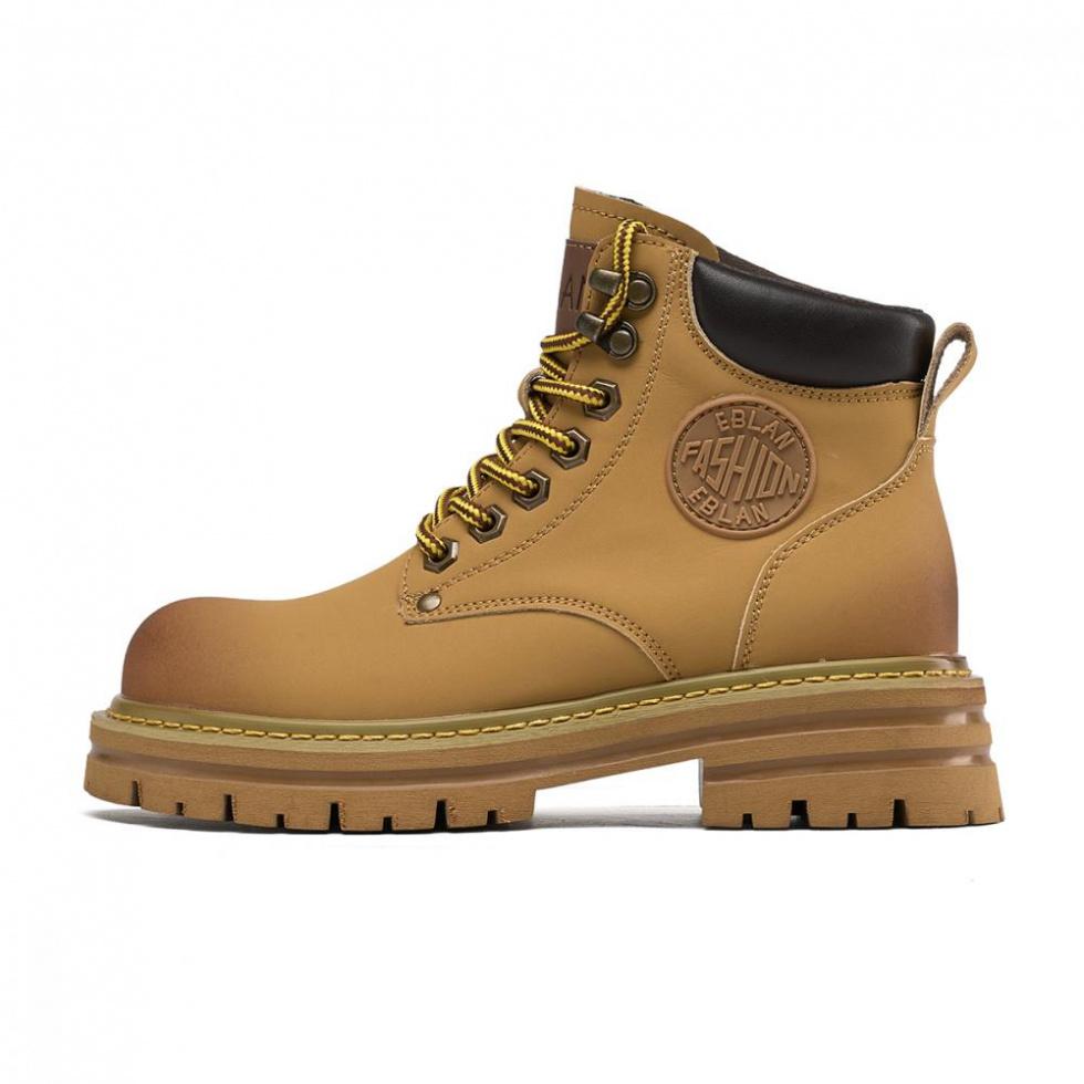 EBLAN Martin Boots Unisex Yellow